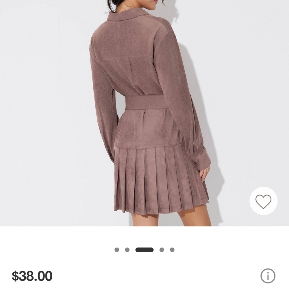 Wild Fable Mauve Long-Sleeve Dress - Picture 2 of 6